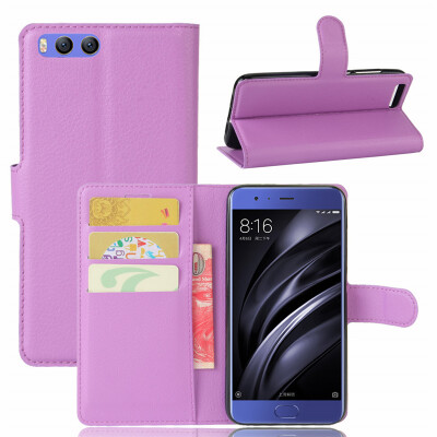 

GANGXUN Xiaomi Mi 6 Case High Quality PU Leather Flip Cover Kickstand Anti-shock Wallet Case for Xiaomi Mi 6