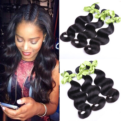 

4 Bundles Brazilian Body Wave Brazilian Virgin Hair Weave Bundles 7A Grade Brazilian Virgin Hair Body Wave Peerless Virgin Hair