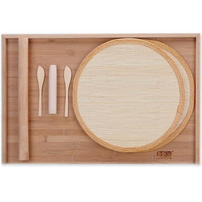 

Jia Chi roll board cutting board dumpling board set upgrade JC-SJMB76 (roll panel 76 * 44 * 1.5cm + Φ38cm dumpling curtain * 2 + dumpling set + rolling pin 40cm