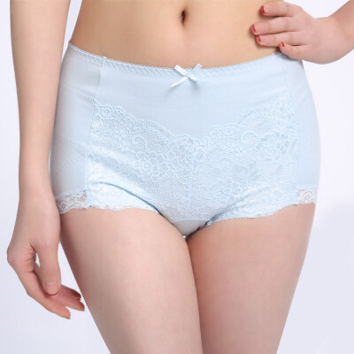 

Small nurse ladies underwear cotton waist belly MAN016 light blue 165 95L