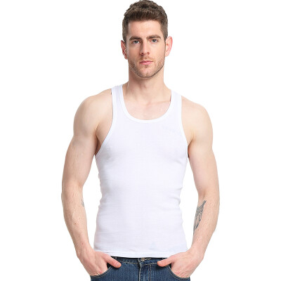 

Jingdong Supermarket] Antarctic (Nanjiren) Cotton Men's Vest Thread Sports Vest Bottom Shirt Gray NSJA0660 Single