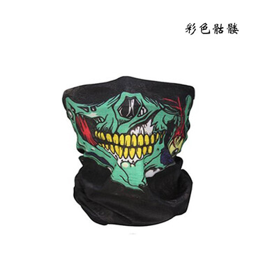 

Skull Printed Men Women Magic Scarf Polyester Scarves Motorcycle Climbing Bandanas Headwear Tubular Bandana Cap Tube Face Mask