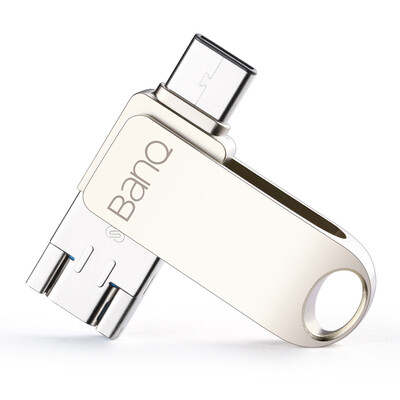 

banq C80 OTG мобильный телефон флэш-диск 16GB Typec / Micro / USB3.0 три в одном водонепроницаемый шок Эндрюс мобильный телефон компьютер U dis