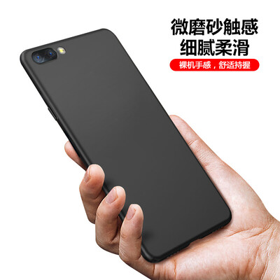

KOLA OPPO R11 phone shell micro sand silicone soft case protective cover for OPPO R11 black