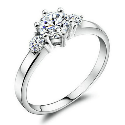 

Yoursfs Luxury Double AAA CZ 18K Gold Plated Simulated Diamond Wedding Rings For Women Engagement Rings for Women Fashion Jewelr