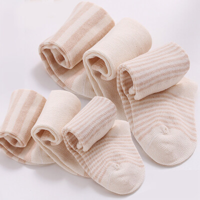 

WELLBER baby baby cotton socks no suture newborn floor socks baby step socks 6 double loaded 12-14cm