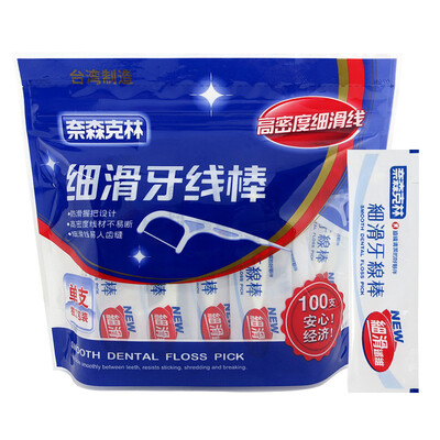 

Nice&Caring Slim Dental Floss Pick 100 count