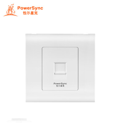 

PowerSync ACPDCANNPA a hole 86 type panel white including a CAT5 network module