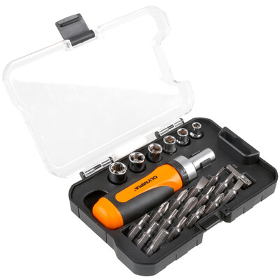 

OLYMPIA 10-1186 23-piece ratchet screwdriver set screwdriver set multi-function screwdriver set