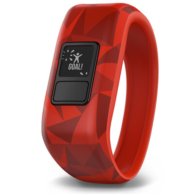 

Джия Минг (GARMIN) vivofit мл. Детская умная цель смотреть спортивный браслет развивать здоровую активность взаимодействия родителей-ребенок отслеживание вулканической красным