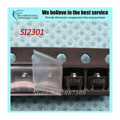 

100pcs free shipping SI2301CDS SI2301BDS SI2301 A1SHB SOT23-3 MOSFET 20V 3.1A 1.6W 112 mohms @ 4.5V new original