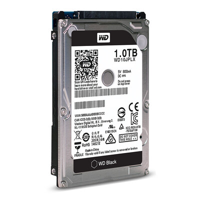 

Western Digital (WD) Черный диск 1 ТБ SATA6Gb / с 7200 RPM 32M Жесткий диск для ноутбука (WD10JPLX)