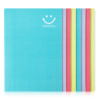 

Guangbo (GuangBo) 80 B5 leather face note notebook stationery notebook color random / love smile GBW0797