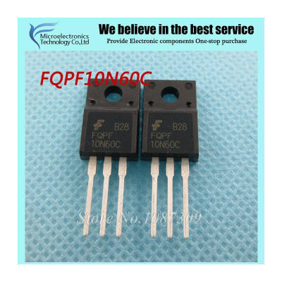 

20pcs free shipping FQPF10N60C 10N60C 10N60 600V 95A MOSFET N-Channel transistor TO-220F new original