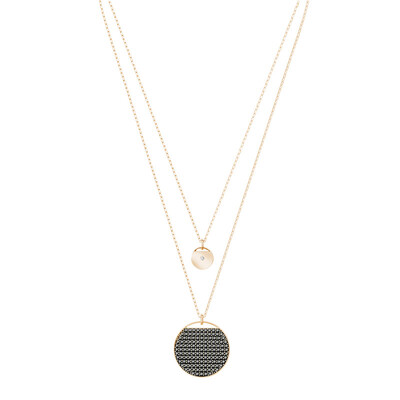 

SWAROVSKI Swarovski Ginger Rose Gold Women &39s Round Necklace Set 5347299