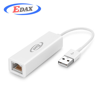 

EDAX Gigabit wired network card USB to RJ45 cable interface USB30 external network port converter Apple Mac computer notebook adapter white E011