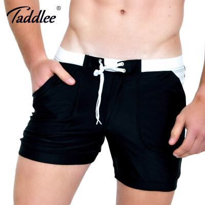 

Taddlee Brand Men's Swimwear Swim Beach Board shorts swim trunks Swimsuits Bathing Suits Men Swimming Boxer Surf Wear Gay