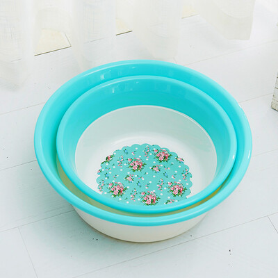 

Jingdong supermarket Long Shida LONGSTAR thick plastic washbasin wash wash basin 30CM durable basin ls-0025 blue trumpet