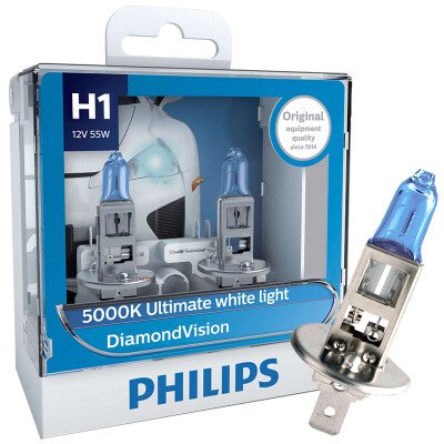 

Philips (PHILIPS) Blue Diamond H7 upgrade car light bulb 2 sets of color temperature 5000K