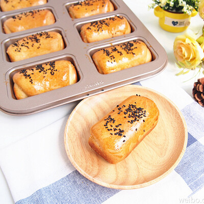 

Jingdong Supermarket Cooking Chef CHEF MADE Baking Tools Rectangle 8 Cushion Mini Fernand Snow Cake Mold Bread Mold Oven Supplies Champagne Gold WK112013-1