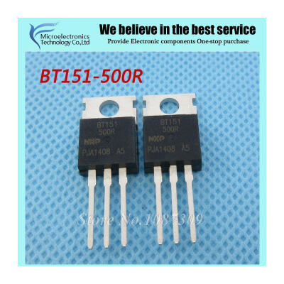 

5pcs free shipping BT151-500R BT151 BT151-500 SCRs TR 12A 500V TO-220 new original