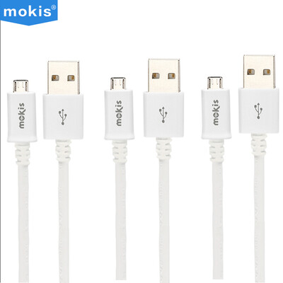 

[3] означает Moqi Si (Mokis) Микро USB-интерфейс к телефонной линии Эндрюс / провод 1 заряд применимо белого проса Meizu Samsung Huawei