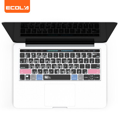 

Yeele Leo ECOLA shortcuts keyboard membrane protective film Apple 2016 new MacBook Pro (Touch Bar) 13/15 inch special slim transparent EA021SPB