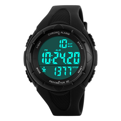 

SKMEI Pedometer Women Digital Wristwatches LED Health Sports Watches Waterproof Girls For Gift Alarm Chrono Calendar Watch 1108