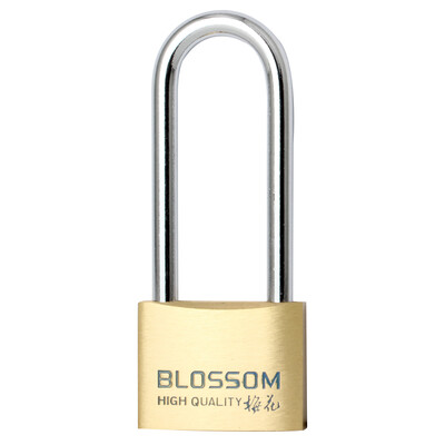 

Plum BLOSSOM copper padlock waterproof rust door lock long beam lock student drawer door lock BC074L