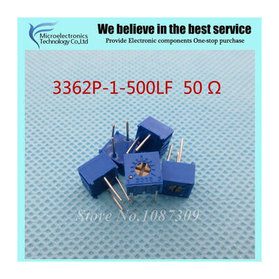 

10Pcs/Lot 3362P-1-500LF 3362P 500 50 ohm Trimpot Trimmer Potentiometer Variable resistor new original