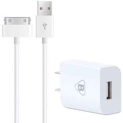 

BIAZE M1 K22 5V1A Charger30Pin Charging Cable for iPhone44s iPad32