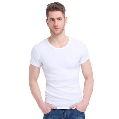 

Antarctic Nanjiren 1 piece Men&39s Vest Cotton Thread Sports Stretch Slim Men&39s T-shirt N695X20751 Single White XXL