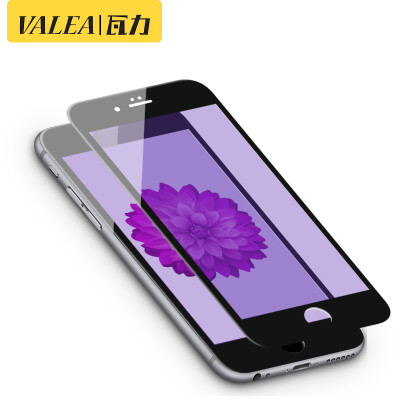 

【Three Pack】 Wally (VALEA) Apple 6 / 6s плюс закаленная пленка iPhone6s / 6plus закаленная пленка 3D мягкий край полноэкранный чехол анти-синяя стальная пленка черная