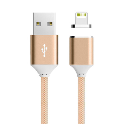 

Keymao Magnetic Cable Fast Charging USB Cable for iphone iPad 1M Nylon Magnet Charger kabel data