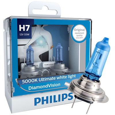 

Philips (PHILIPS) Blue Diamond H7 лампочка для модернизации автомобиля 2 комплекта цветовой температуры 5000K