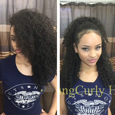 

Peruvian Kinky Curly Virgin Hair 8A Grade Virgin Unprocessed Human Hair Kinky Curly Hair Curly Weave Human Hair Extensions 4Pcs