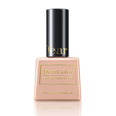 

DearColor black gold and gold oil natural naked powder DC022 (health and environmental protection can be peeled tear light treatment of light nail polish