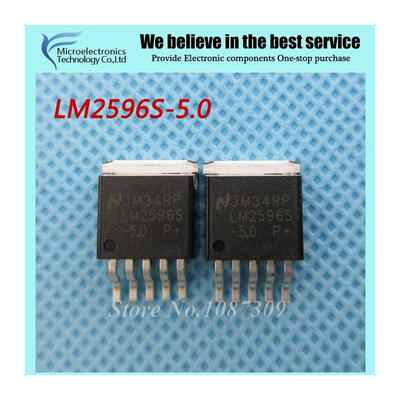

10pcs free shipping LM2596S-50 LM2596 LM2596S Voltage Regulators - Switng Regulators 150 KHZ 3A EP-DOWN VLTG REG TO-263-5