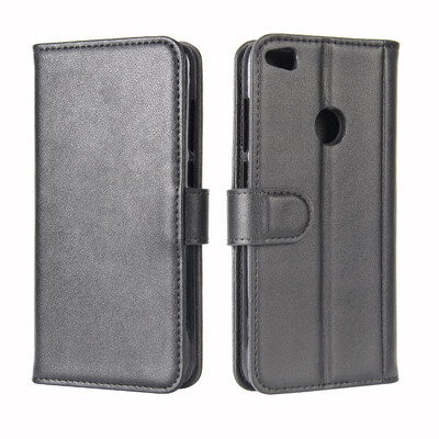 

GANGXUN Huawei P8 Lite 2017 Case Genuine Leather Magnetic Flip Cover Kickstand Card Slot Wallet Pouch for Huawei Honor 8 Lite GR3