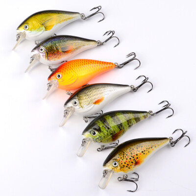 

Fishing lure Exported to Japan 3"-7.6cm Fishing Bait 12.75g Crankbait 6 color fishing tackle 8# Hook