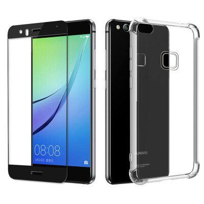 

【Send full-screen tempered film】 ESCASE Huawei nova youth version of the phone shell to send the film full-screen black all-inclusive air bag drop soft shell / transparent protective cover