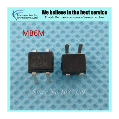 

10pcs free shipping MB6M DIP-4 Bridge Rectifiers 600V 05A new original