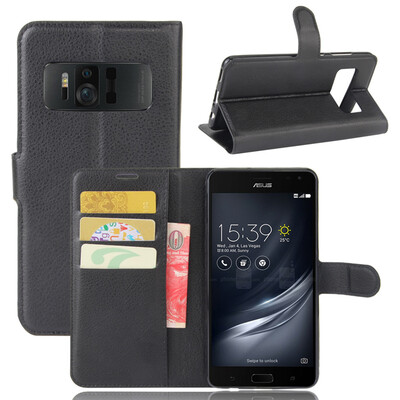 

GANGXUN Asus Zenfone AR ZS571KL Case High Quality PU Leather Flip Cover Kickstand Anti-shock Wallet Case for Asus Zenfone AR ZS571