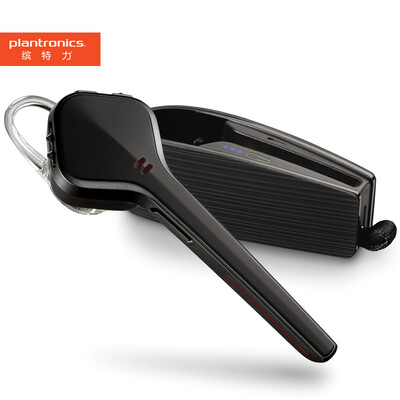 

Plant Camera Bluetooth Headset Voyager Edge Business Monaural Bluetooth Headset Universal In-Ear Carbon Crystal Black Rechargeable Battery Charging Box