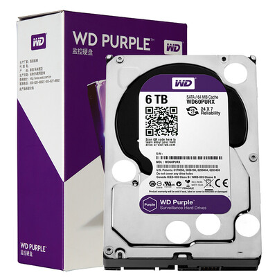 

Western Digital (WD) Фиолетовый 6TB SATA6Gb / s 64M Мониторинг жесткого диска (WD60PURX)