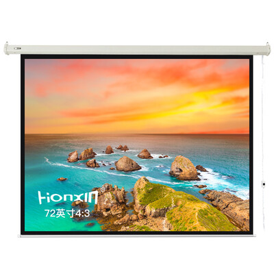 

HONXIN 72 inch 4 3 electric curtain projector projector curtain screen projection screen curtain cloth projection cloth