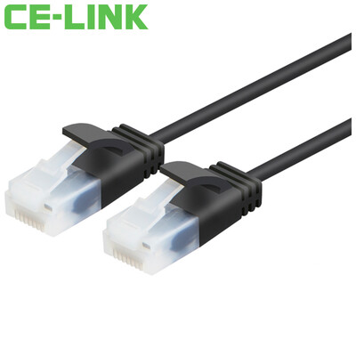 

CE-LINK 1547 CAT6A network cable 3-meter ultra-six UTP high-speed network jumper diameter non-shielded computer router cable portable product network cable