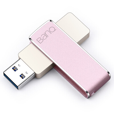 

F50 128GB имеют удаленный USB3.0 цельнометаллический U-скорость вращающегося диска 360 Rose Gold