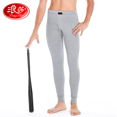 

LangSha men's warm cotton thin pants, thermal underwear