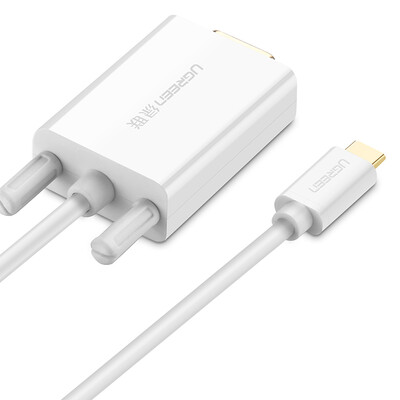

Green Union Type-C to VGA Converter Line Новый адаптер Apple для адаптера для ноутбука MacBook поддерживает проектор для подключения монитора USB-C 1,5 м 30842